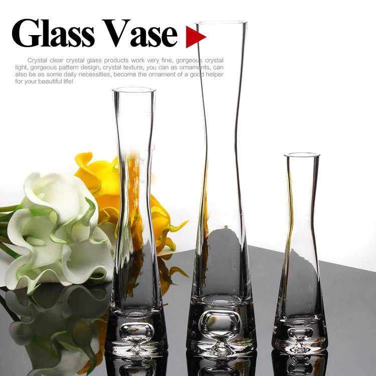 clear glass flower vases