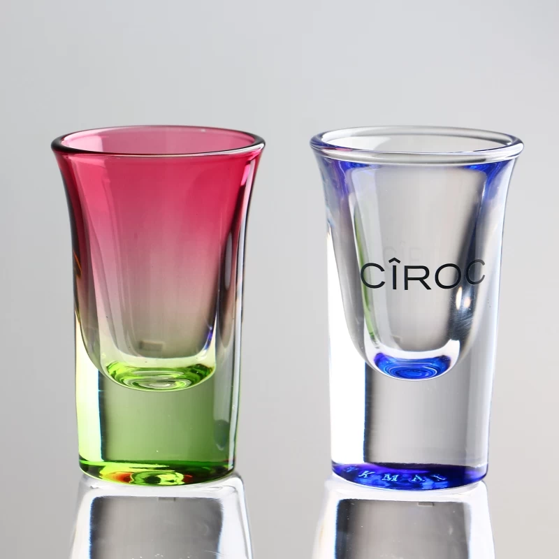 1.5 oz Clear Shot Glasses Cups Set with Heavy Base Custom Shot Glass for Bar Restaurants Home