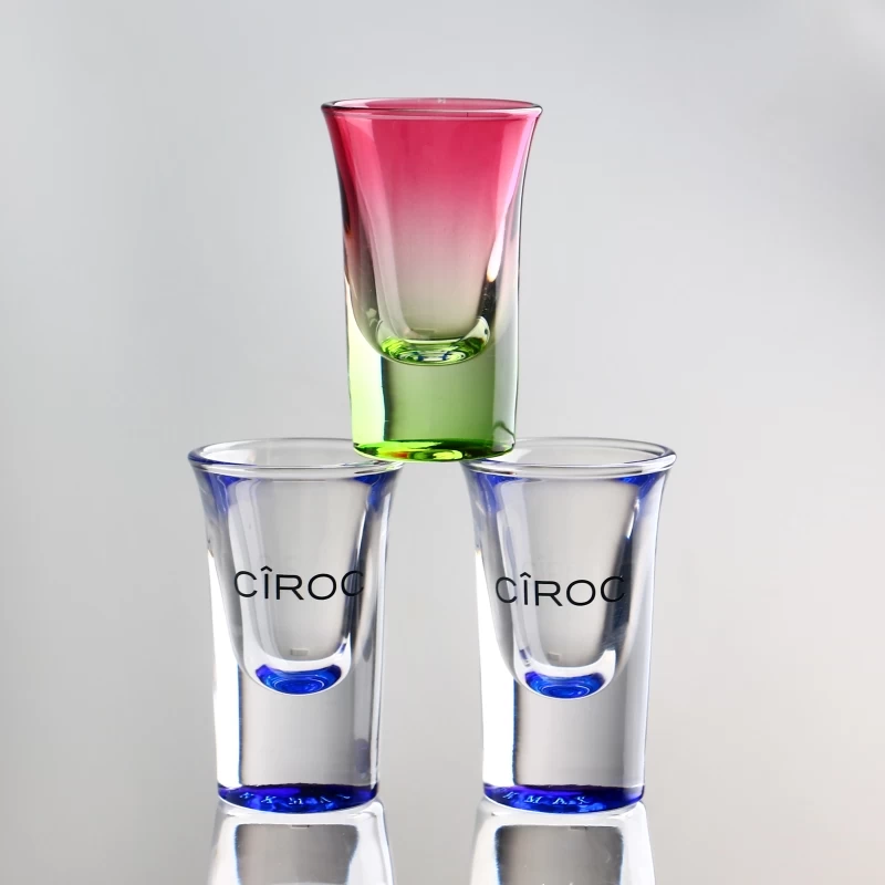 1.5 oz Clear Shot Glasses Cups Set with Heavy Base Custom Shot Glass for Bar Restaurants Home
