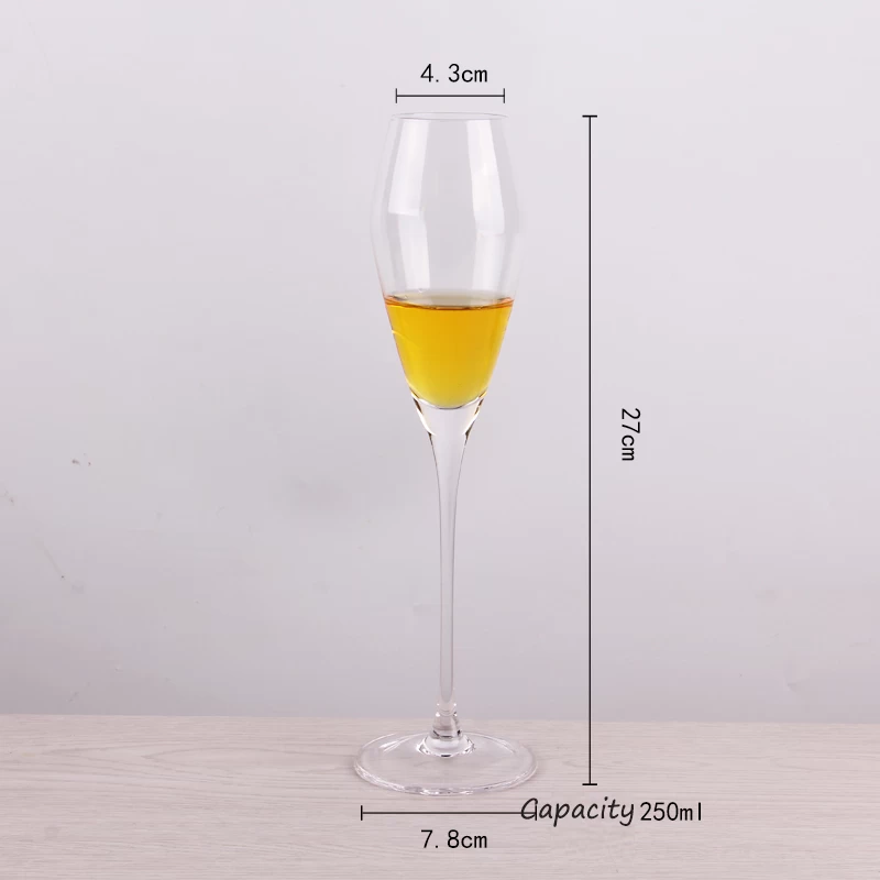 250ml personalized champagne glasses supplier wedding toasting flutes modern champagne flutes wholesale