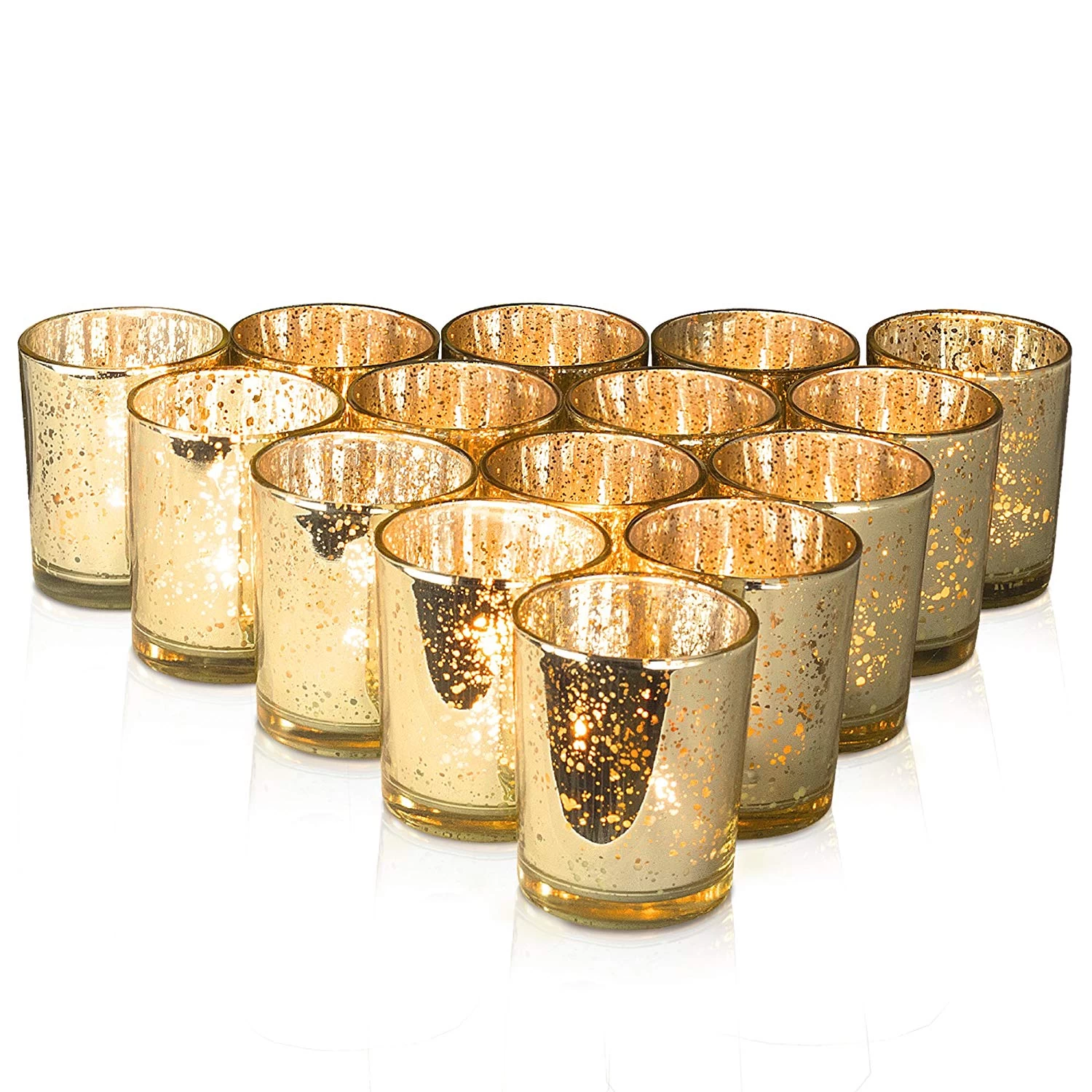 CD055 Gold Candle Holders For Wedding
