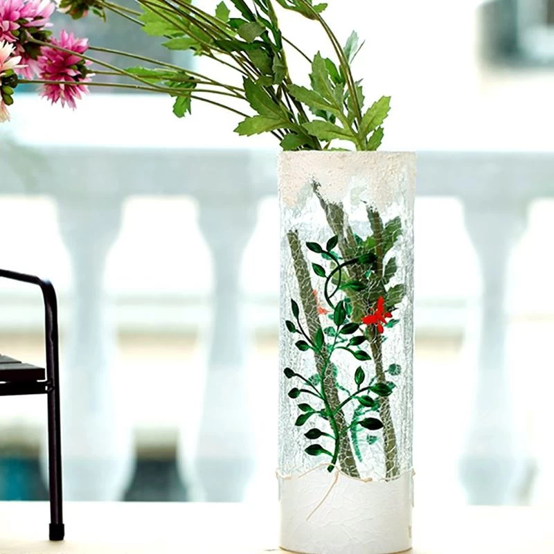 China colored glass vases manufacturer glass floor vase and yellow glass vase wholesale