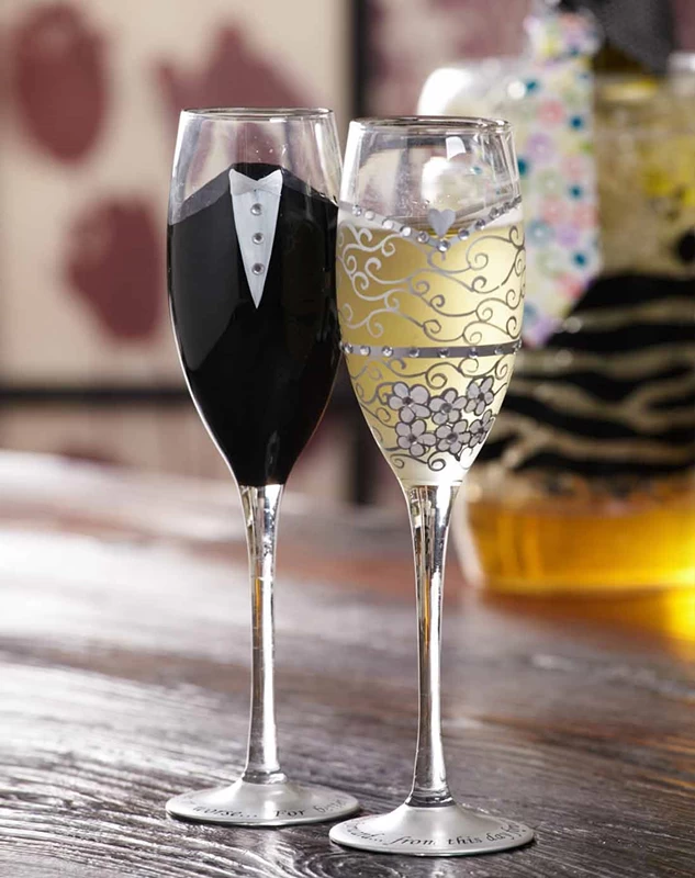 الصين الزجاج ستيمواري المصنعة رسمت أكواب زجاجية وكؤوس الشمبانيا محفورا المورد