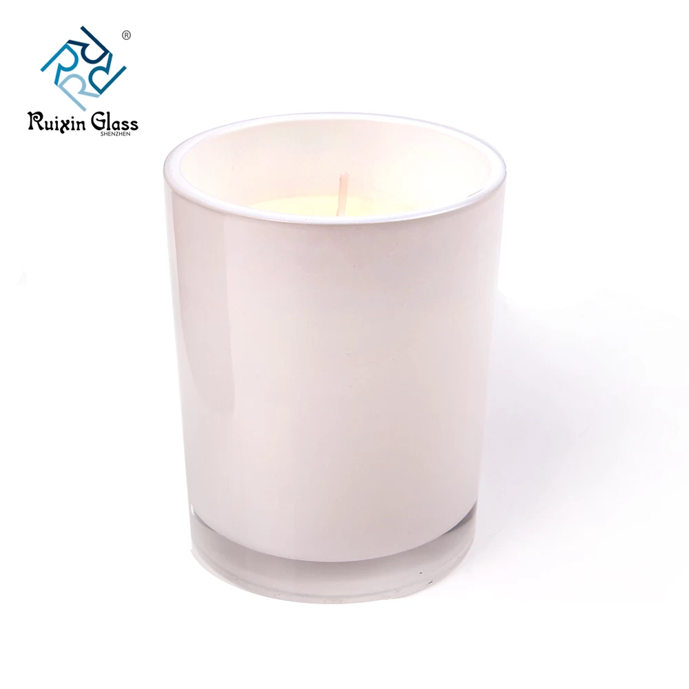 China white glass candle jars supplier and manufacturers