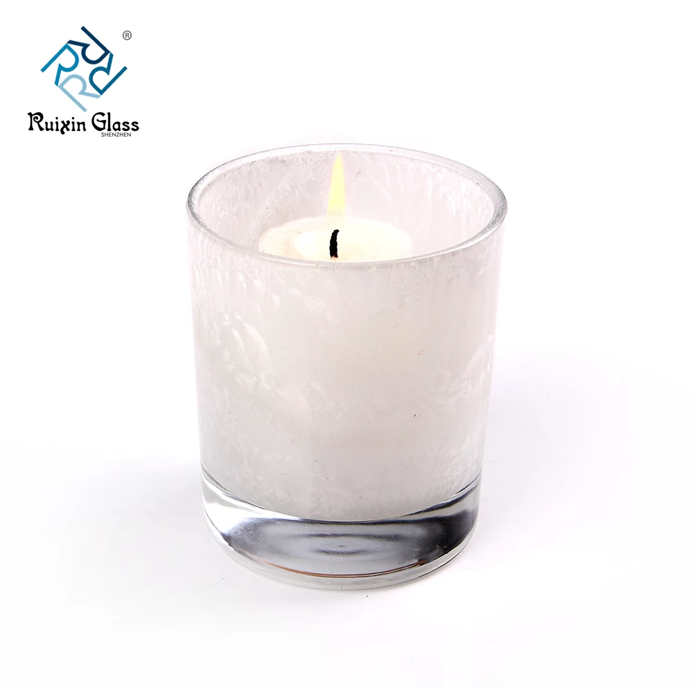 China white glass candle jars supplier and manufacturers