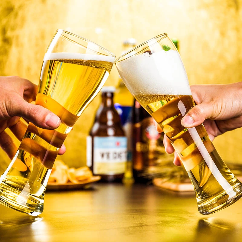 Wheat beer glass manufacturer beer glass cup supplier