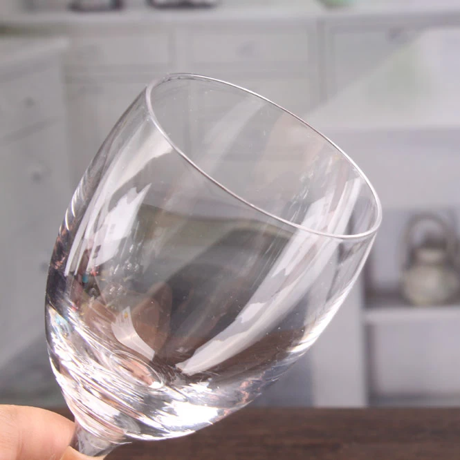 الجملة 200 ملليلتر الكريستال كأس قصيرة الجذعية النبيذ الزجاج مجموعة من اثنين النبيذ نظارات
