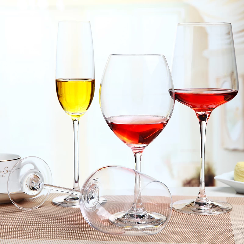 النبيذ الزجاج كوب manufacturwer أنواع مختلفة من النبيذ الأحمر كوب بالجملة