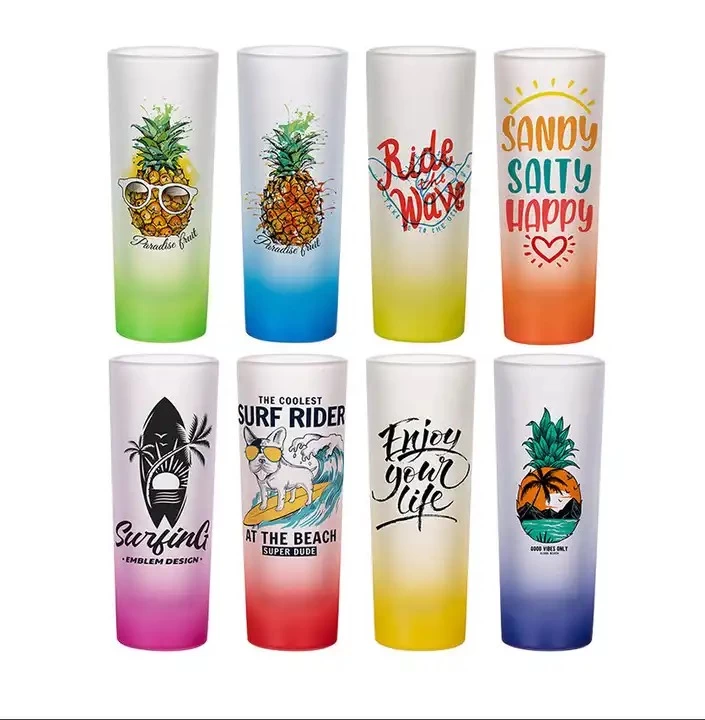 classic thick bottom tall 2oz custom shot glasses with for promotion