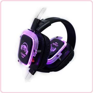 China Silent Disco fitness headphone for Zumba and Yoga manufacturer