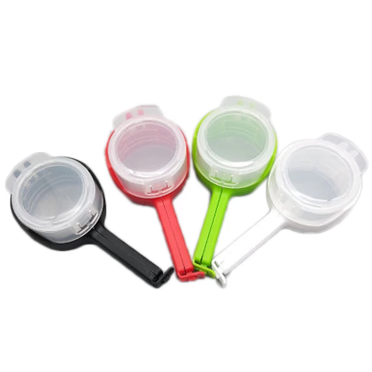 China Food Bag Sealing Clips- Plastic Snack Food Storage Bag Clips with Discharge Nozzle Moisture Sealing Clamp with Pour Spouts Pour Food Clips for Kitchen Food Snack Storaging Organizing manufacturer