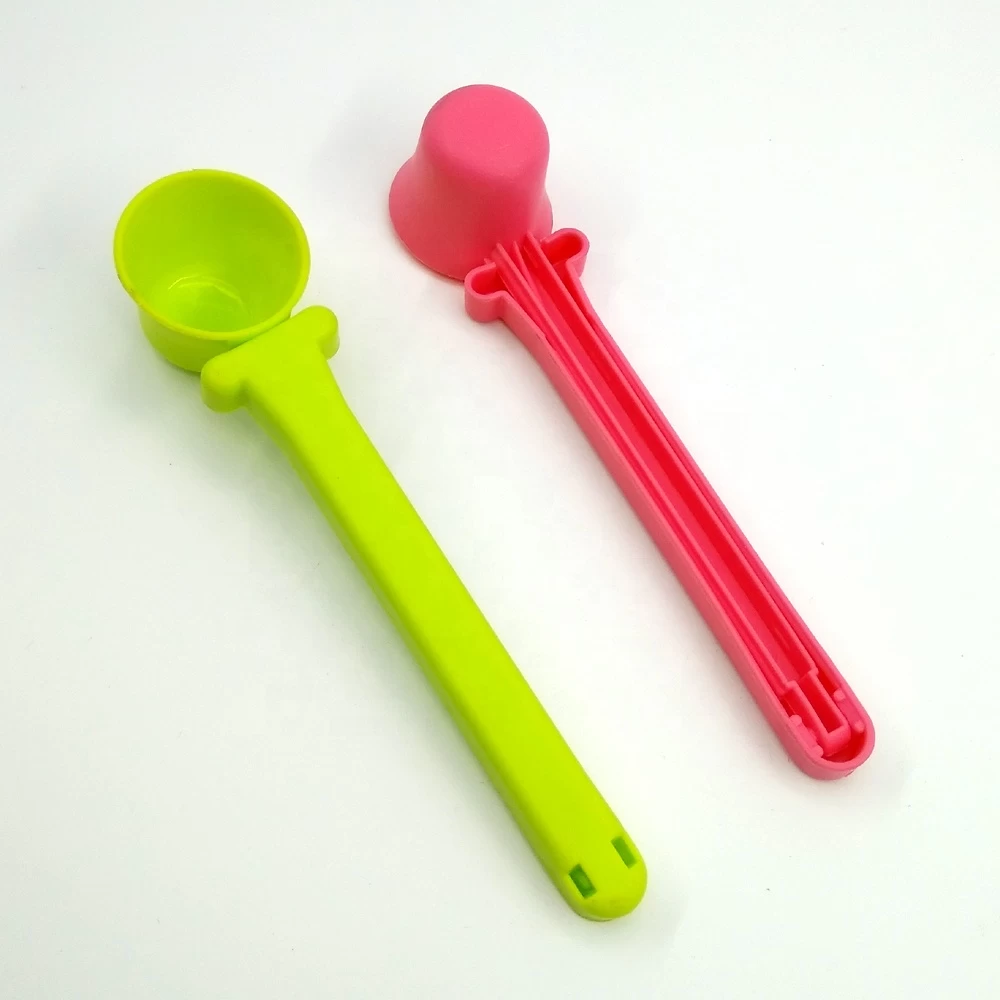 porcelana Hot Selling Plastic Scoop Food Bag Sealing Clips Coffee Spoon with Clip fabricante