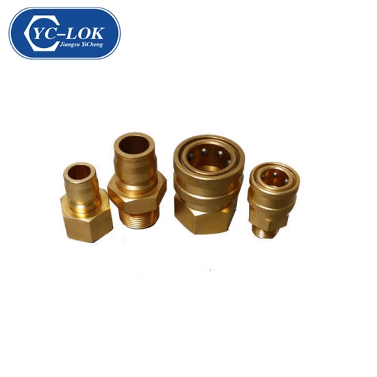 China 1/2 ′′ Hydraulic Quick Release Coupling for Water manufacturer