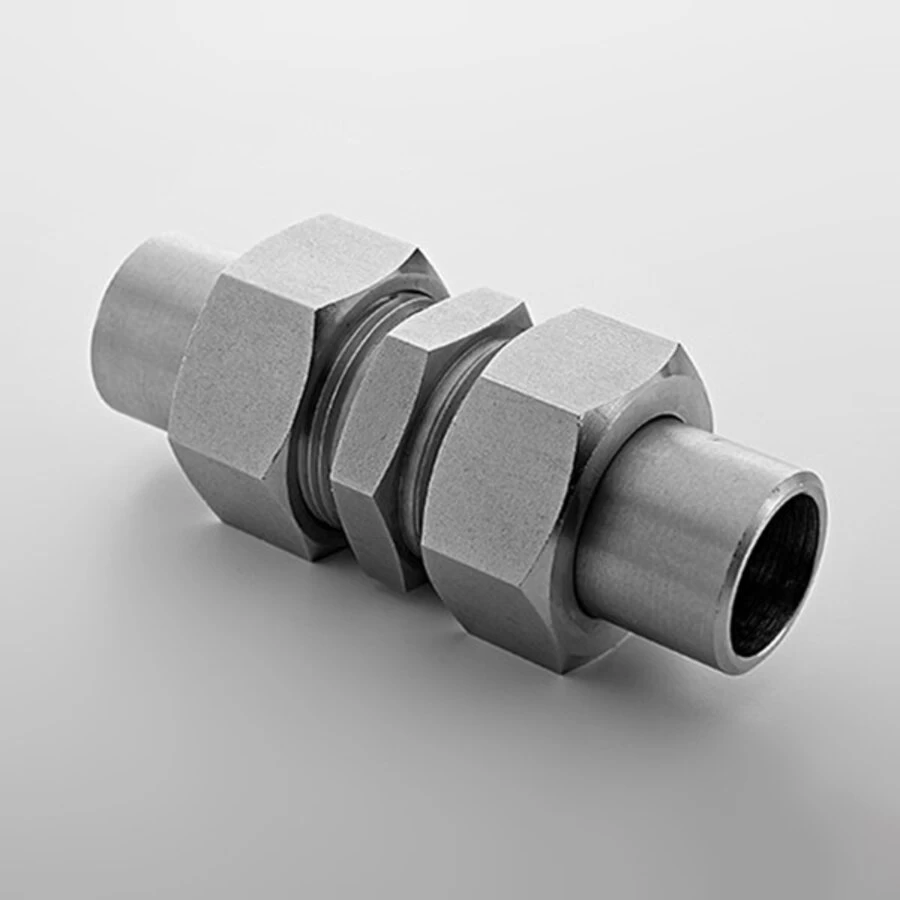 China 19 Parker stainless steel straight butt welding fittings with hose ferrules fabricante