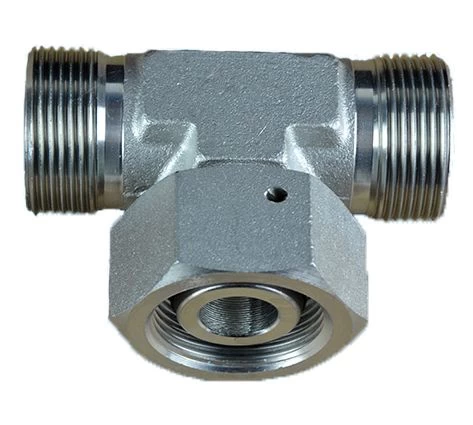 China BC branch tee fittings with swivel nut fabricante