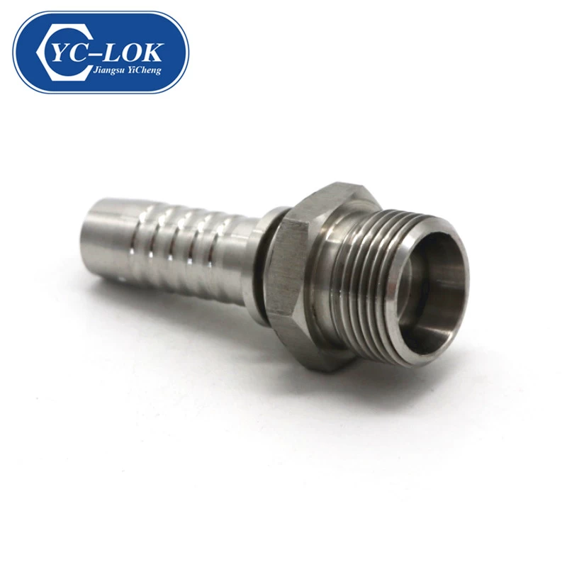 China Best Quality SS304 Stainless Steel Straight Hydraulic Ferrule Hose Fitting manufacturer