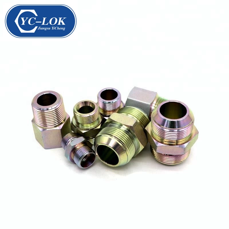 China Carbon Steel BSP ORFS JIC Hydraulic Adapter manufacturer