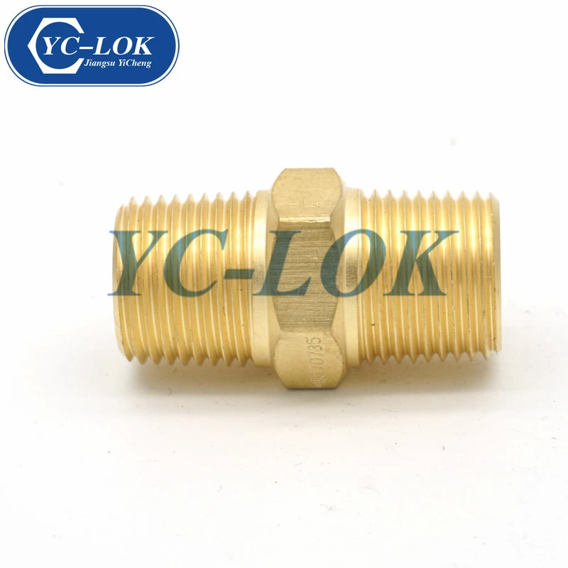 porcelana Adaptadores de compresión del adaptador del tubo del NPT de cobre amarillo de la fábrica china fabricante