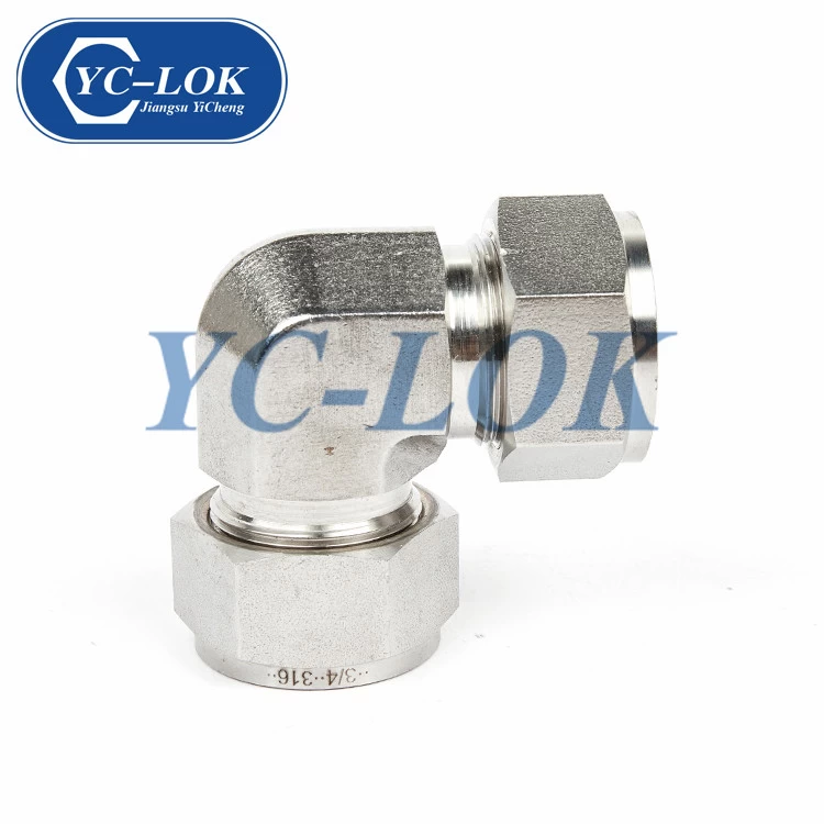 China High Quality Good Price 3000PSI 90 Degree Male Forged Elbow Tube Adapter manufacturer