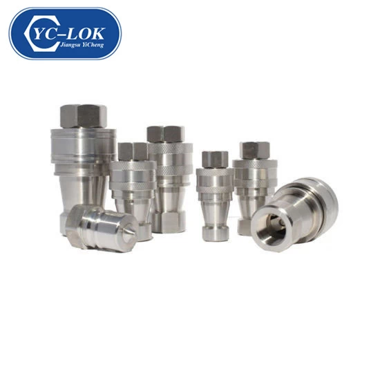China Hydraulic ISO7241 a and B Series Close Types Couplings manufacturer