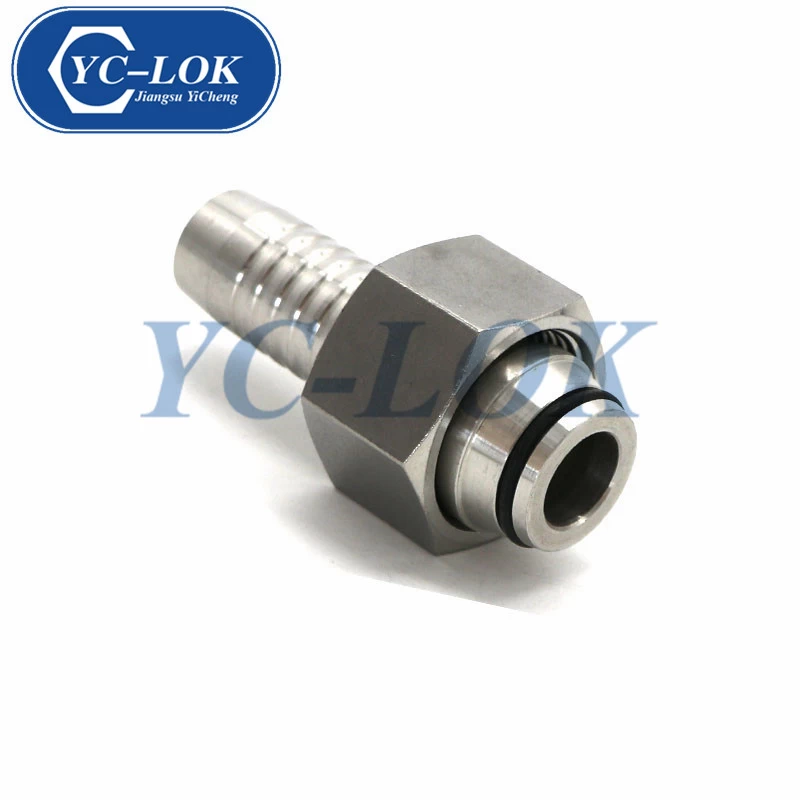 China O-ring Metric female 24 degree hydraulic hose fittings manufacturer
