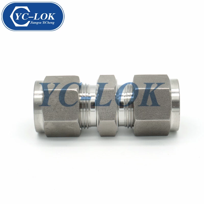 China SS Tube Fitting Union 3/8 in Tube OD manufacturer