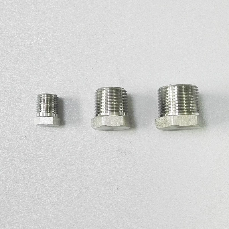 China SS or brass 4N no hole Male NPT dead plug manufacturer