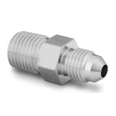 China Stainless Steel Pipe Fitting Adapter 716-20 Male JIC Thread x 14 in Male NPT manufacturer