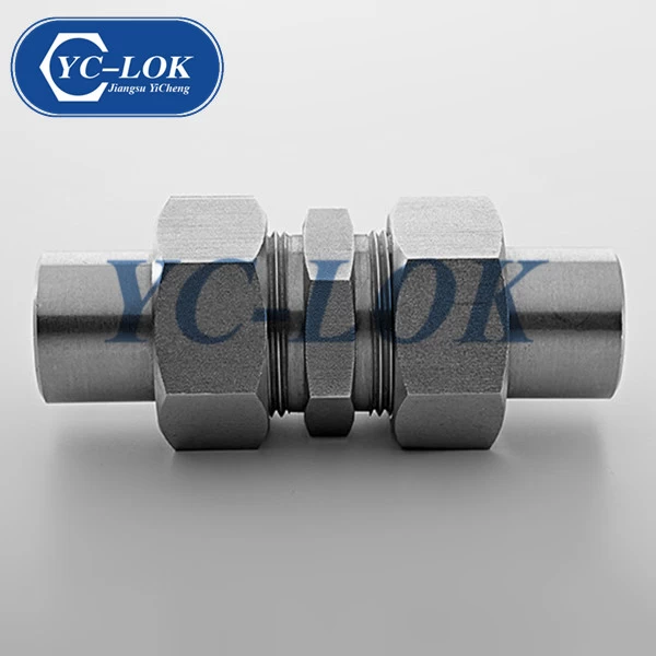 China Stainless steel tube railing double straight butt welding fittings manufacturer