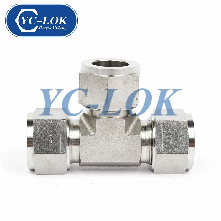 China Very Cheap Products 316 Stainless Steel 3 Way Male 14 Tee Tube Fitting manufacturer