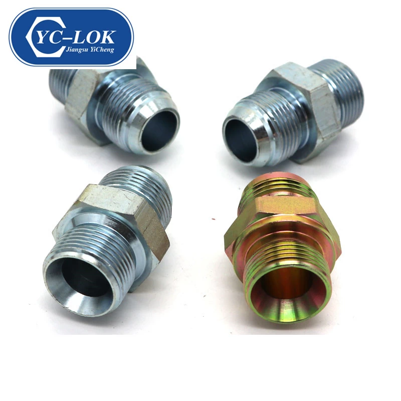 China jic male 74 degree cone nipples hydraulic adapters manufacturer
