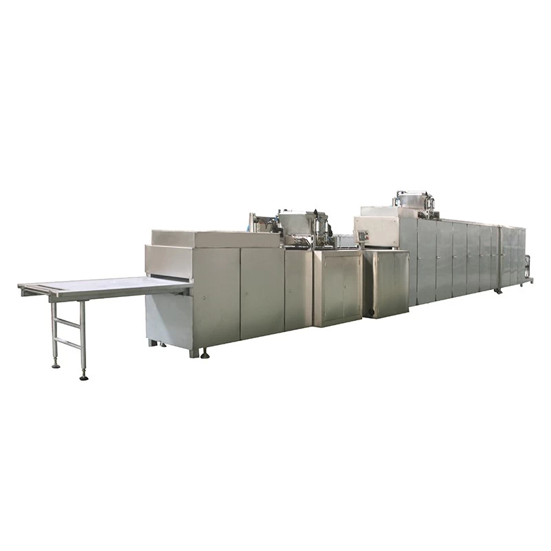 China Chocolate Moulding Machine Gelgoog Compound Chocolate Donut Covering Chocolate Moulding Machine Automatic fabricante