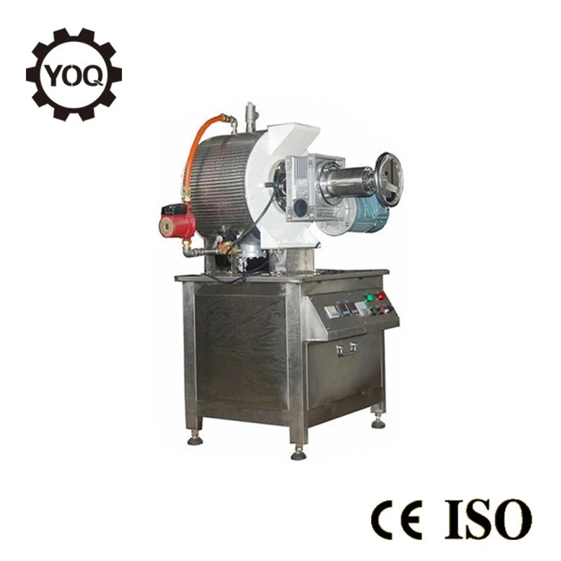 China automatic double jacketed chocolate conche refiner making machine fabricante