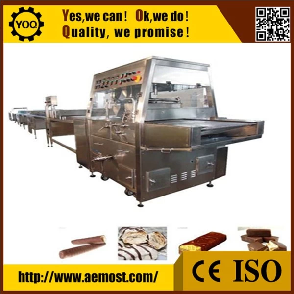 China chocolate enrober for sale, automatic chocolate equipment manufacturer