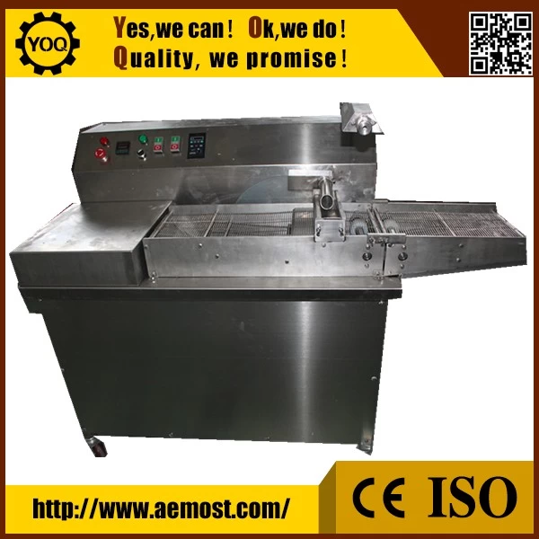 China chocolate enrober for sale, small chocolate making machine manufacturer manufacturer