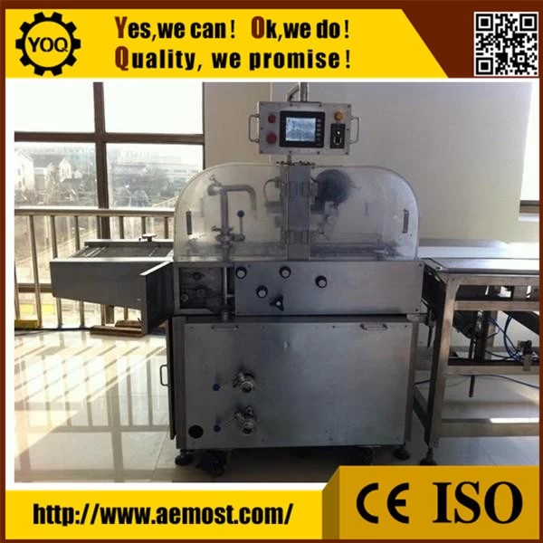 China Chocolade enrobing machine te koop, Automatische Chocolade Making Machine Manufacturers fabrikant