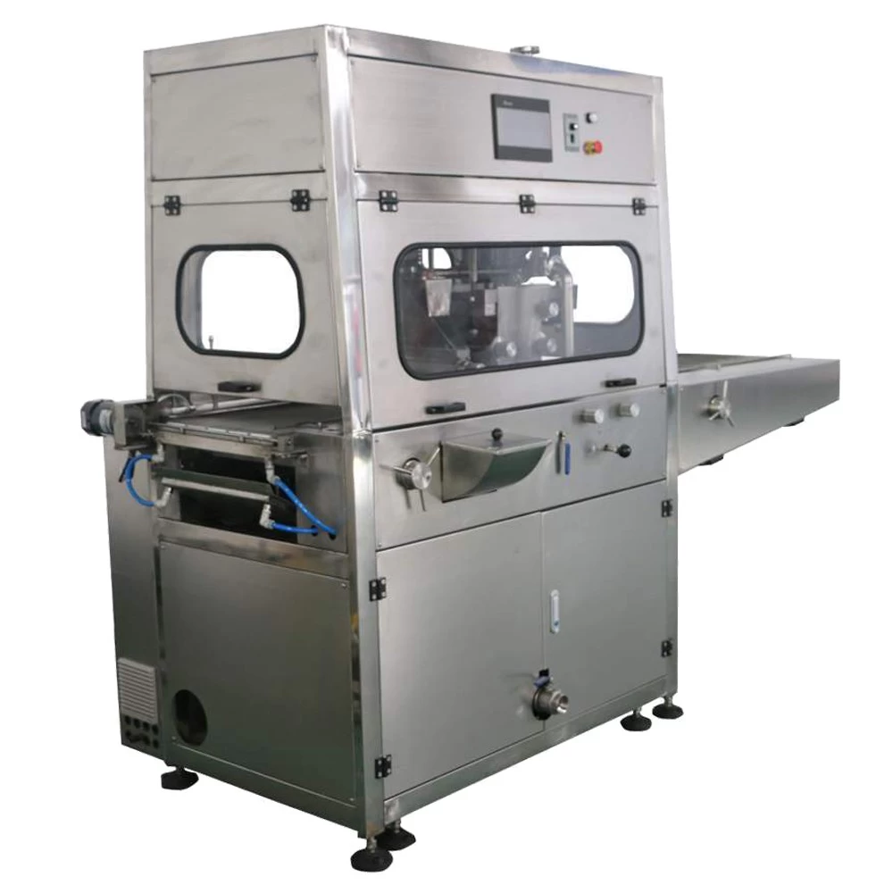 Cina enrobing chocolate covering chocolate biscuit making machine produttore