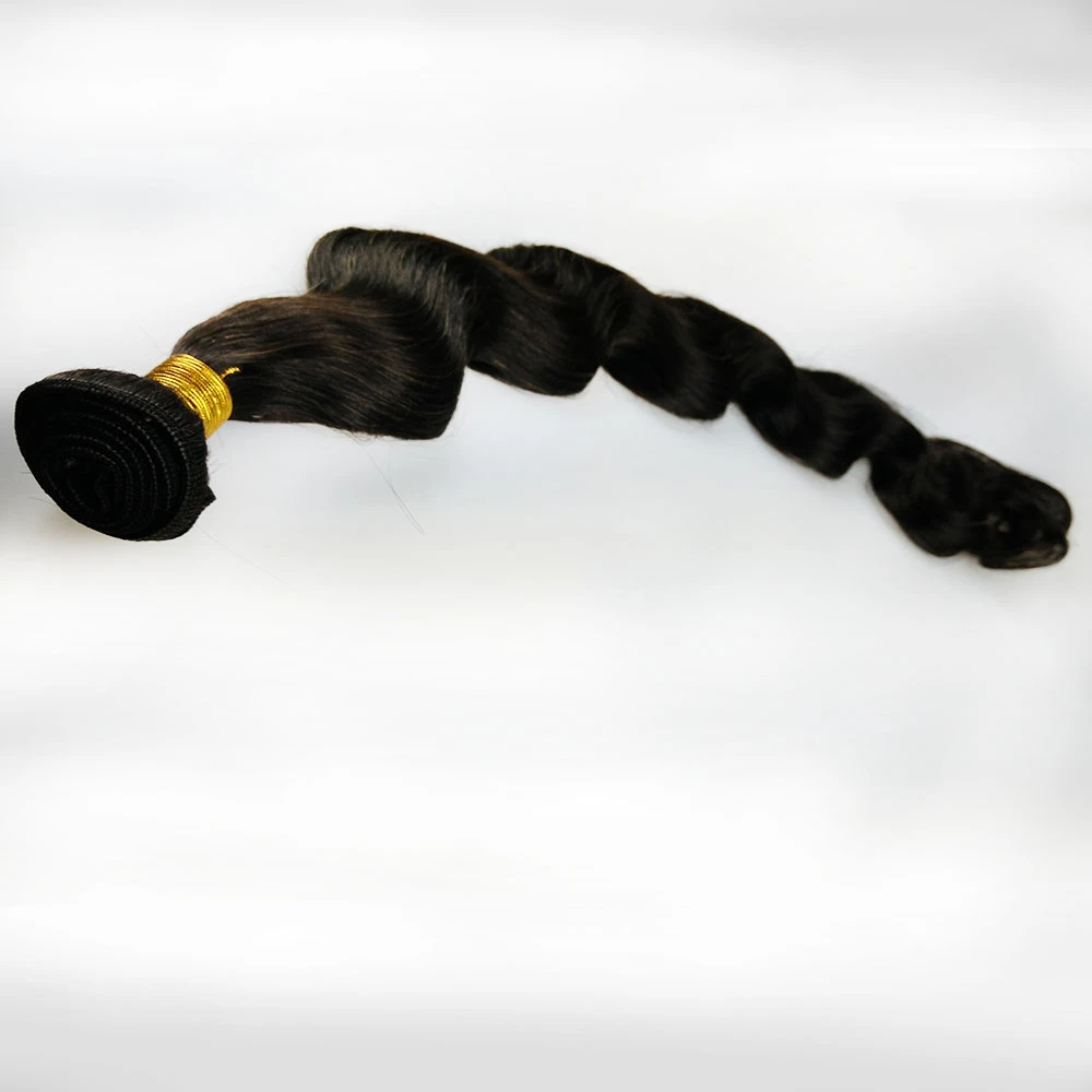 100% human hair wave top quality 100g bundles natural color hair