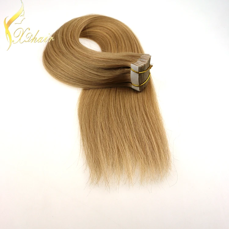 2015 New 100% remy human hair straight tape hair extensions,hair extension adhesive tape,micro tape and hair extension