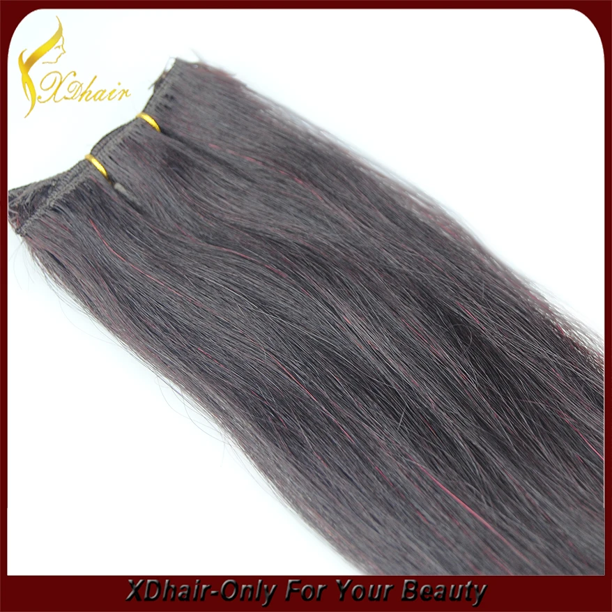 2015 hot sale ombre color human hair weft brazilian remy hair weave extension