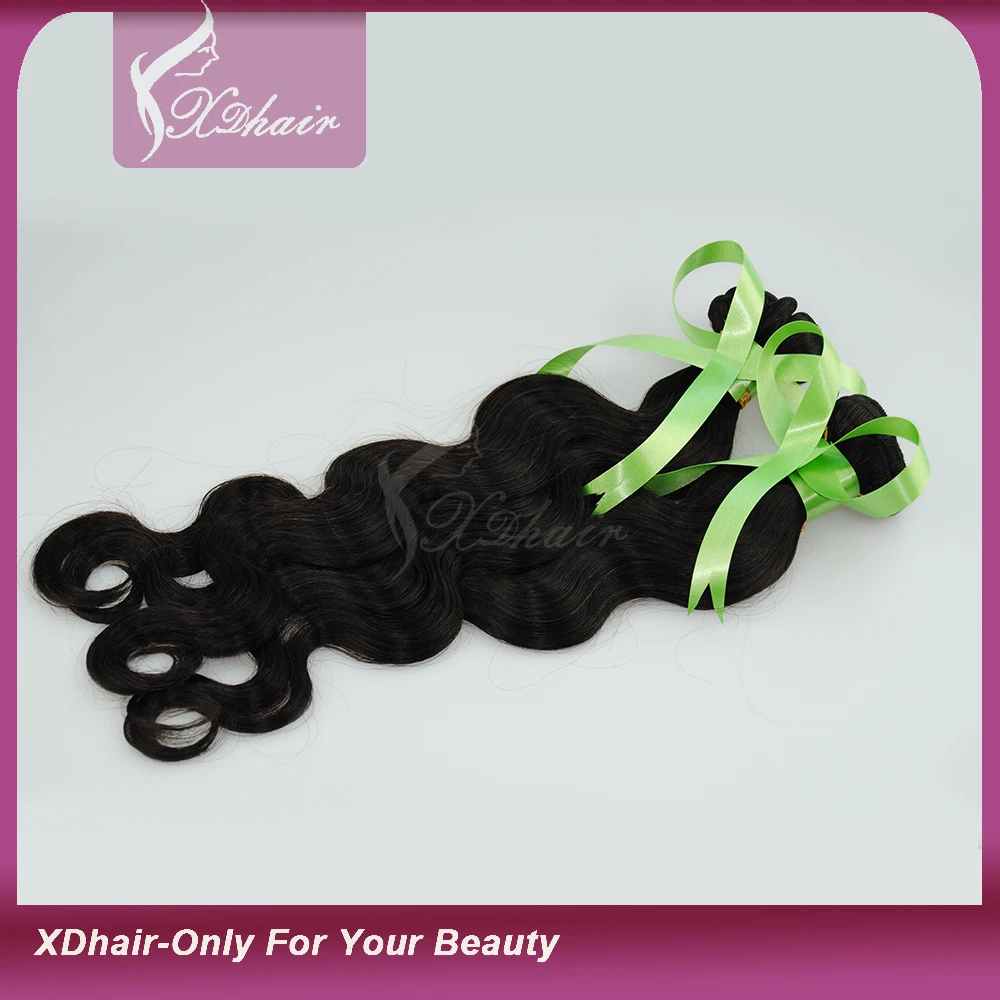 5A non trattato colore naturale dell'onda del corpo trama brasiliana dei capelli