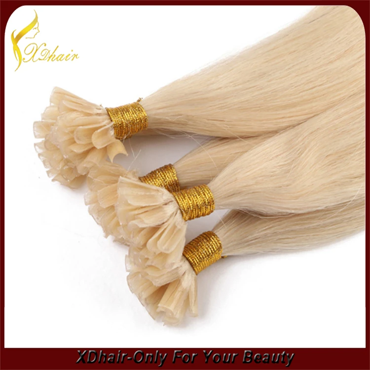 Best selling products high quality 100% Brazilian virgin remy nail tip human hair U tip hair extension