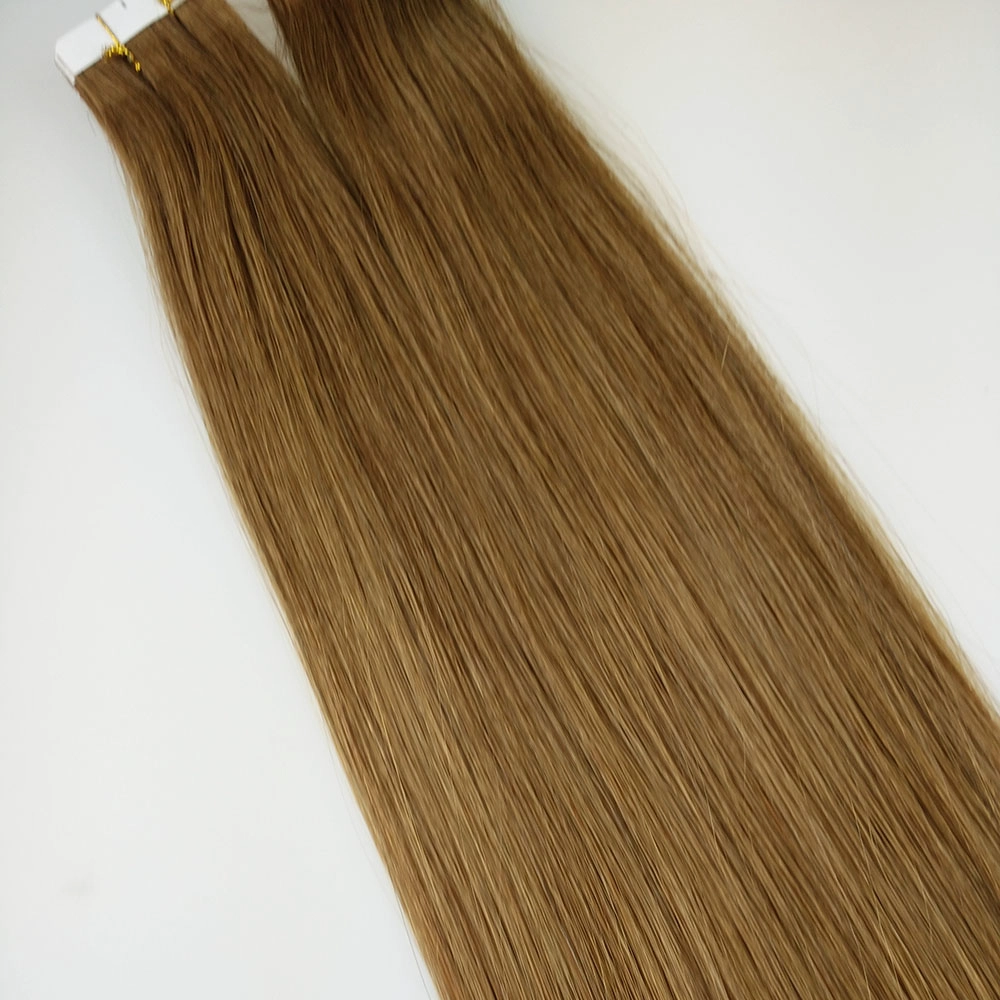 Brazilian human hair virgin remy glue tape hair top selling hair