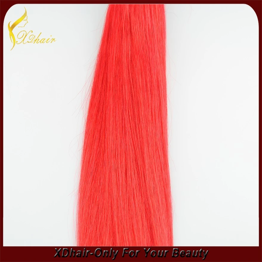 Cheap Tangle Free 100% Human Hair Clip In Hair Extension Wholesale  For Balck Women