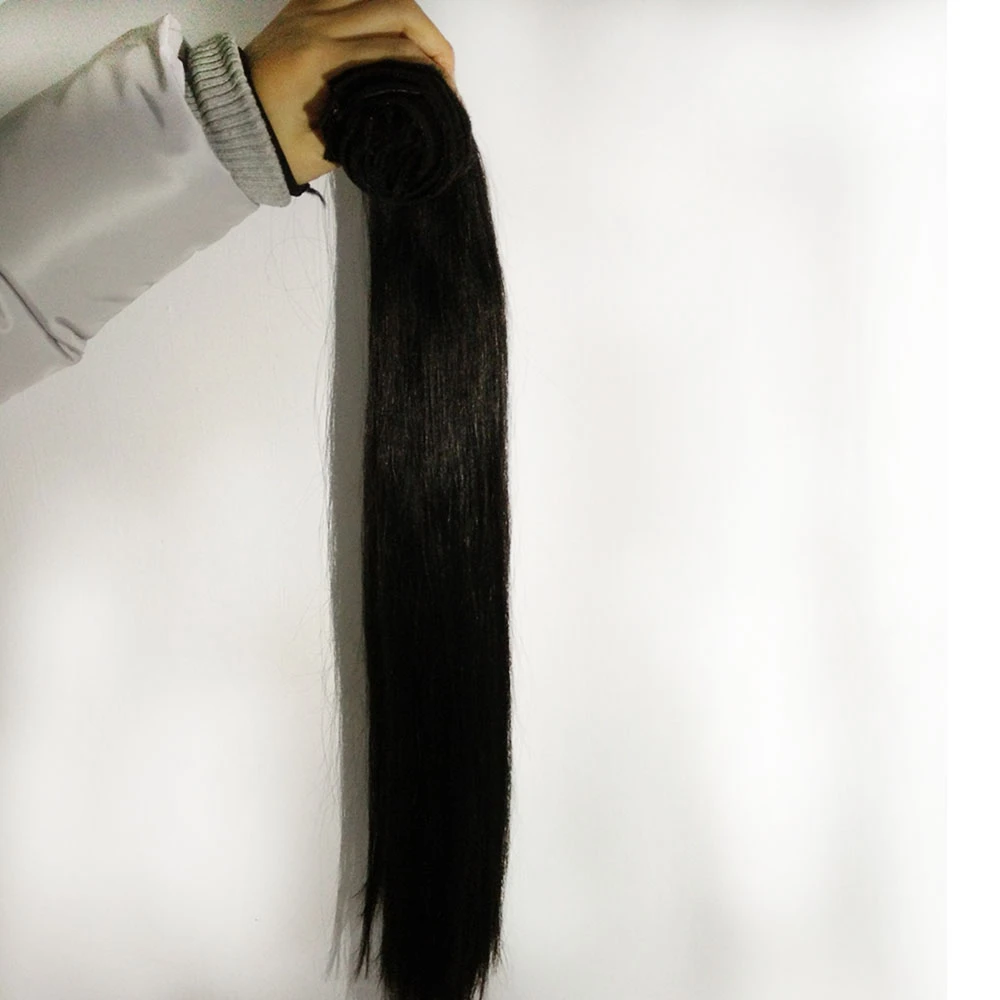 Clip in human hair extension from 100g to 260g cheap price hair