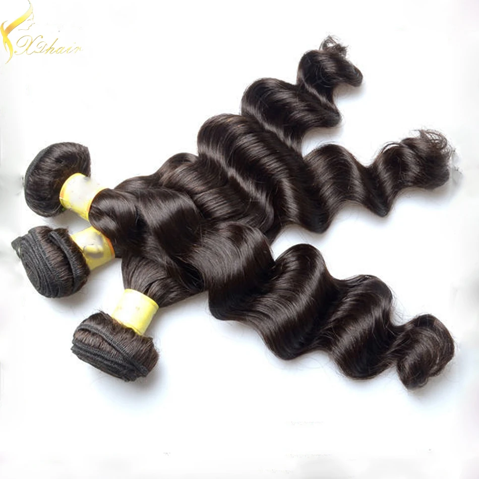 High Feedback Double Drawn 7A 1B Color Hair Weave 100 Human