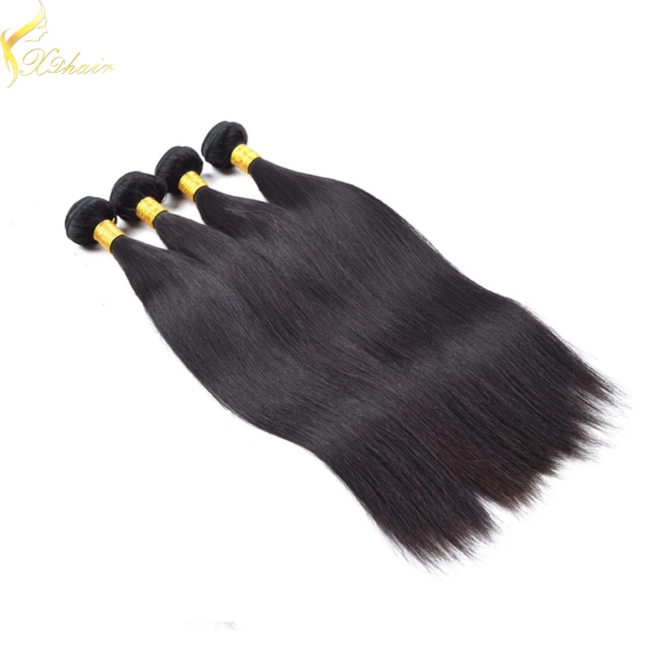High Feedback Double Drawn 7A 1B Color Hair Weave 100 Human