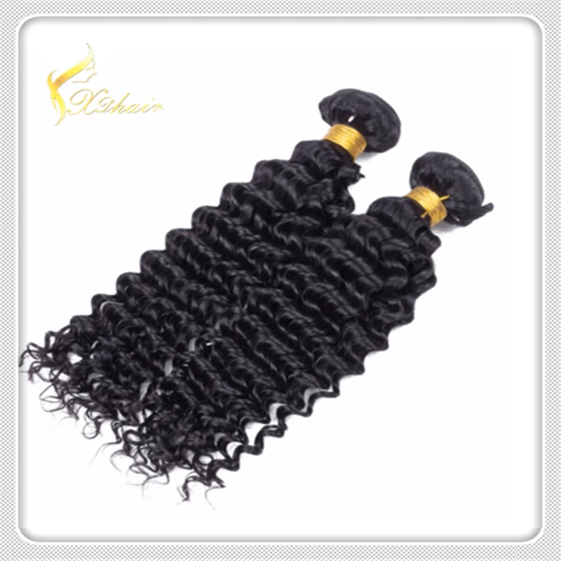 中国 卸売生未処理バージン人間の毛髪 7A、8A、9A グレードのブラジルのディープ カールの髪の織り メーカー