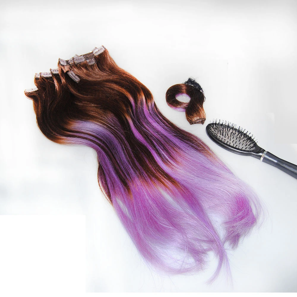 Wholesale virgin Brazilian clip in hair extension 100% unprocessed  silky straight clip on hair 260g