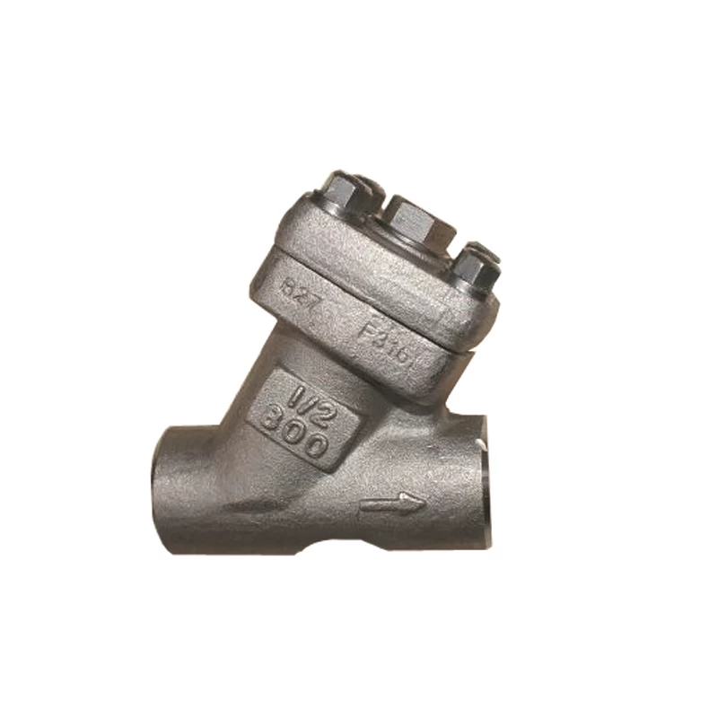 China 1/2'' 800LB ASTM A182-F316 socket weld connection Y type strainer manufacturer